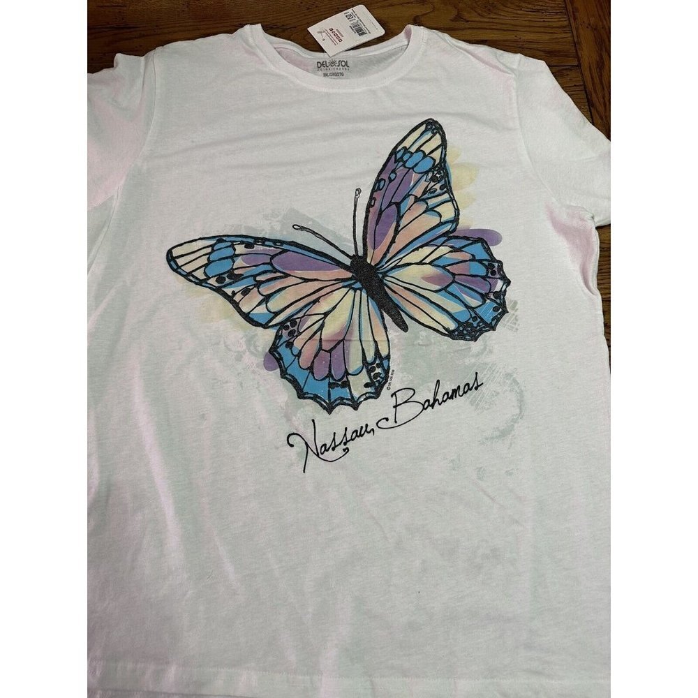 Nassau BAHAMAS DEL SOL SURF SHOP white 2XL t shirt NEW WITH tags T8